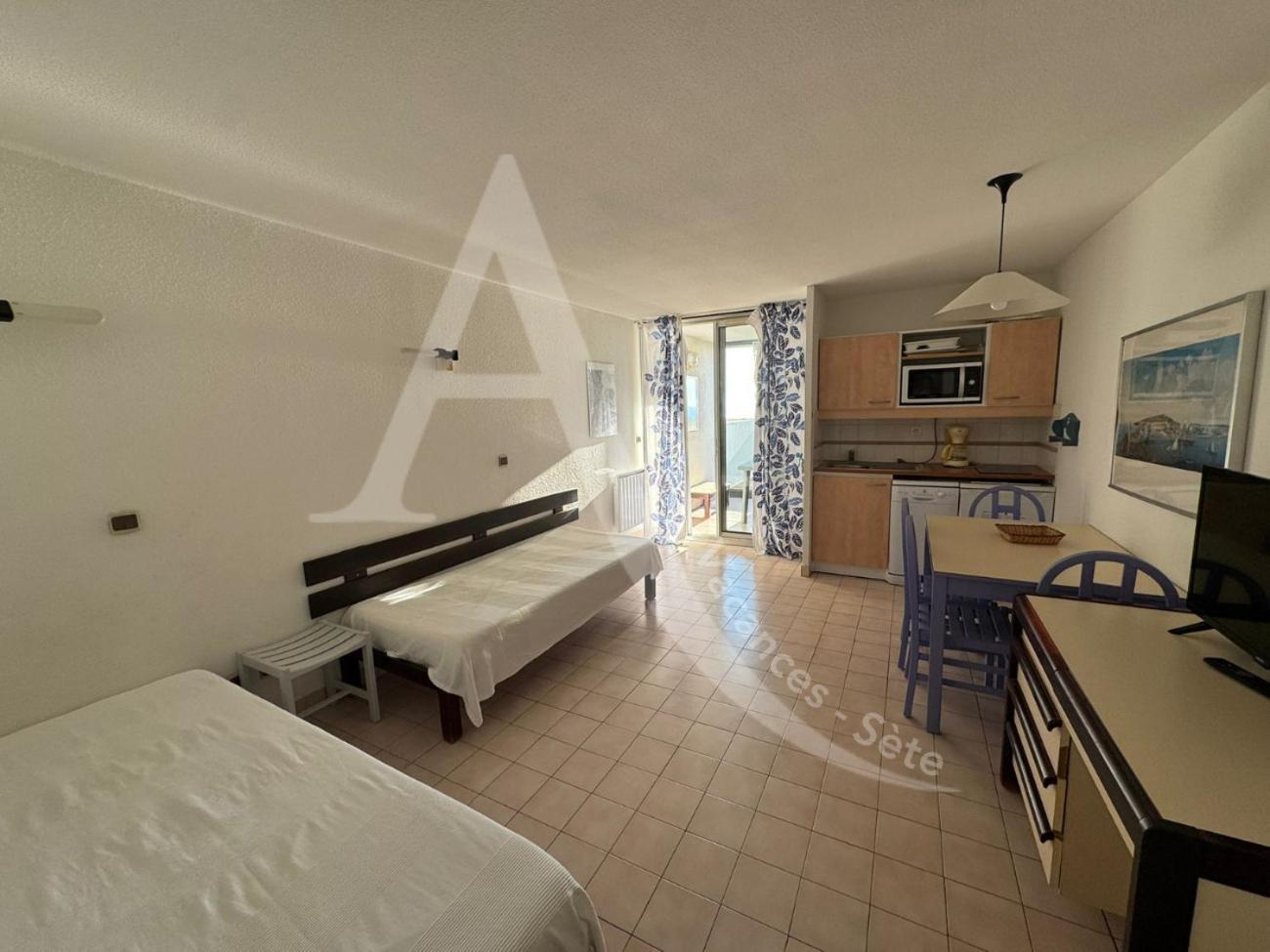 Studio Vue Mer Avec Pkg, Piscine, Tennis, Plage Direct Sète Exterior foto