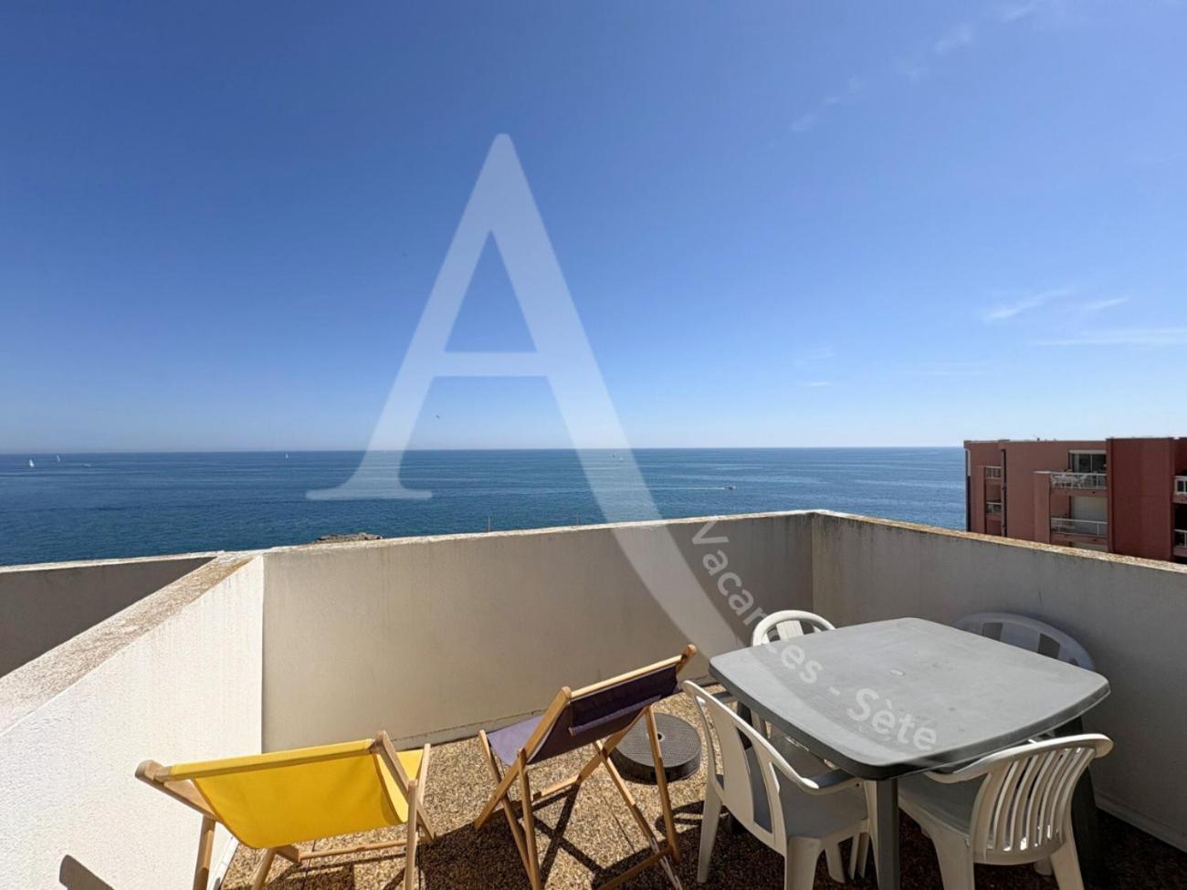 Studio Vue Mer Avec Pkg, Piscine, Tennis, Plage Direct Sète Exterior foto